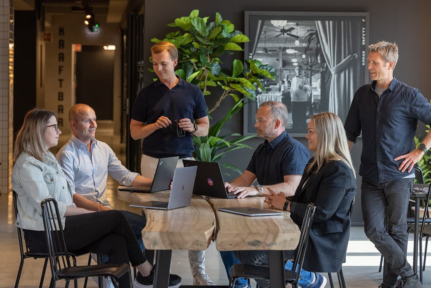 Bilde av teamet i A2N som jobber med digital markedsføring i Oslo